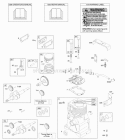 Camshaft Crankshaft Cylinder Cylinder Head OperatorS Manual PistonRingsConnecting Rod Warning Label Diagram and Parts List for 093302-1115-B1  Briggs and Stratton Engine